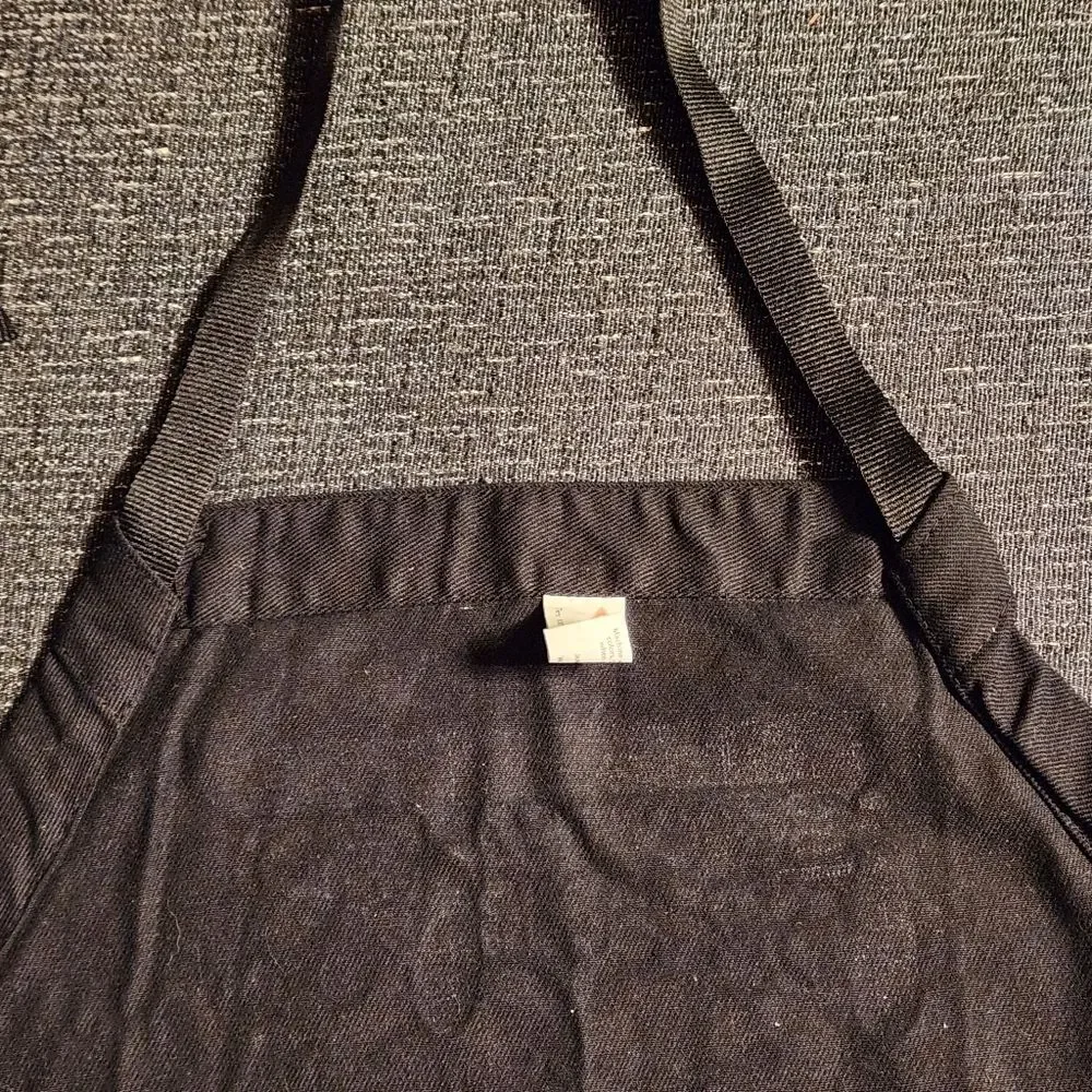Craft Beer IPA Ale Bib Apron Black Adjustable Xtra Long Tie 100% Cotton
